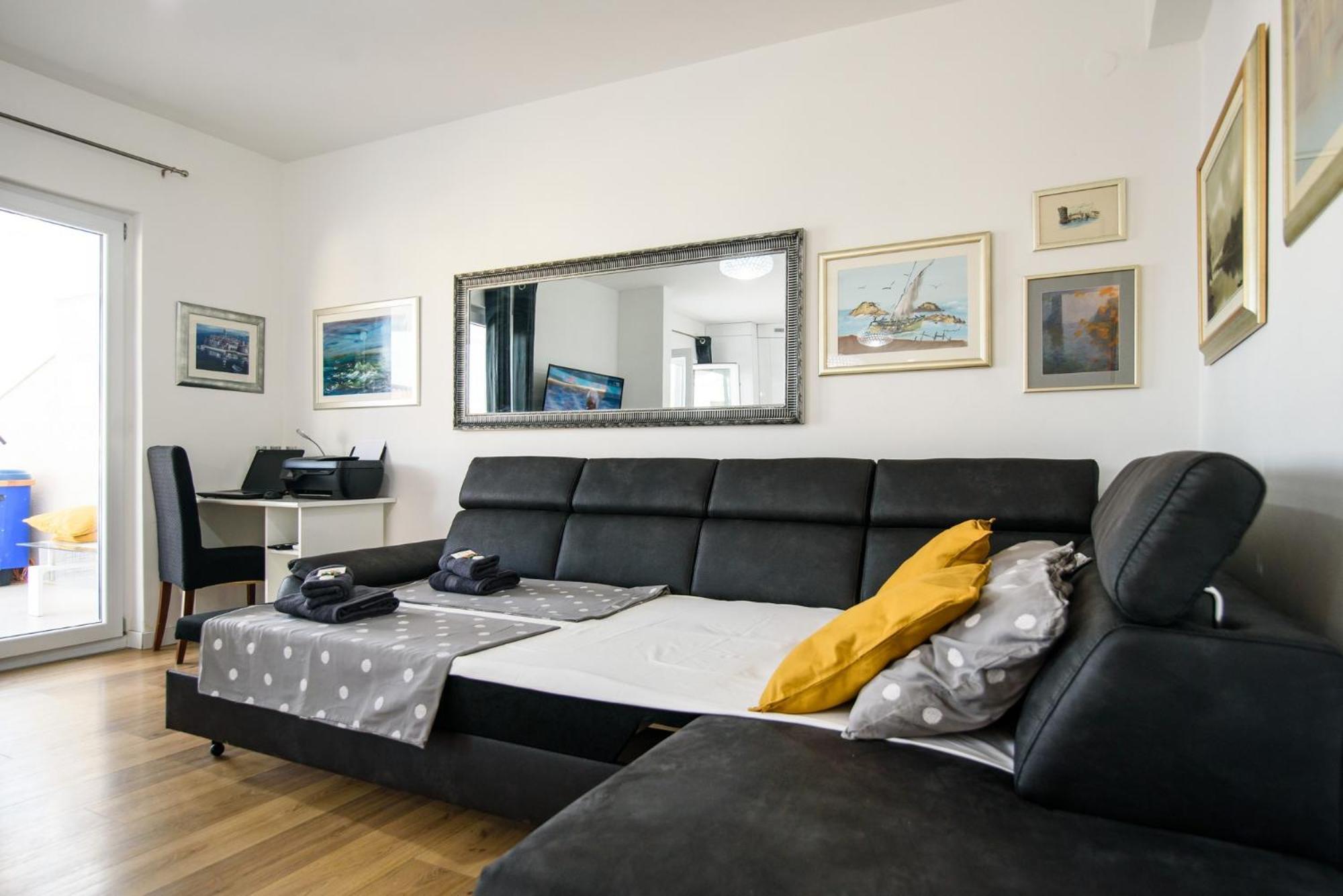 Aurora Seaview Apartment Mlini Bagian luar foto