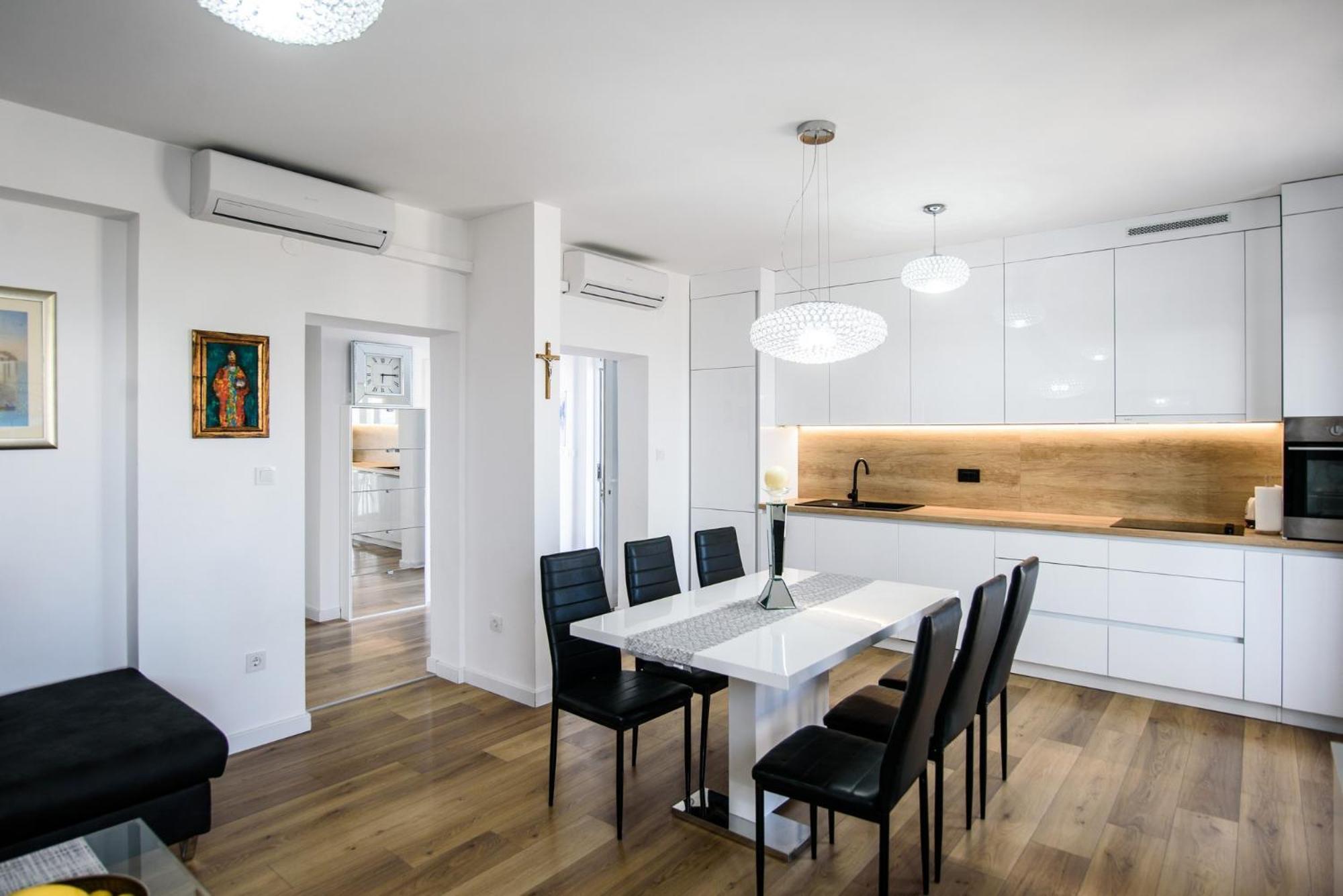 Aurora Seaview Apartment Mlini Bagian luar foto