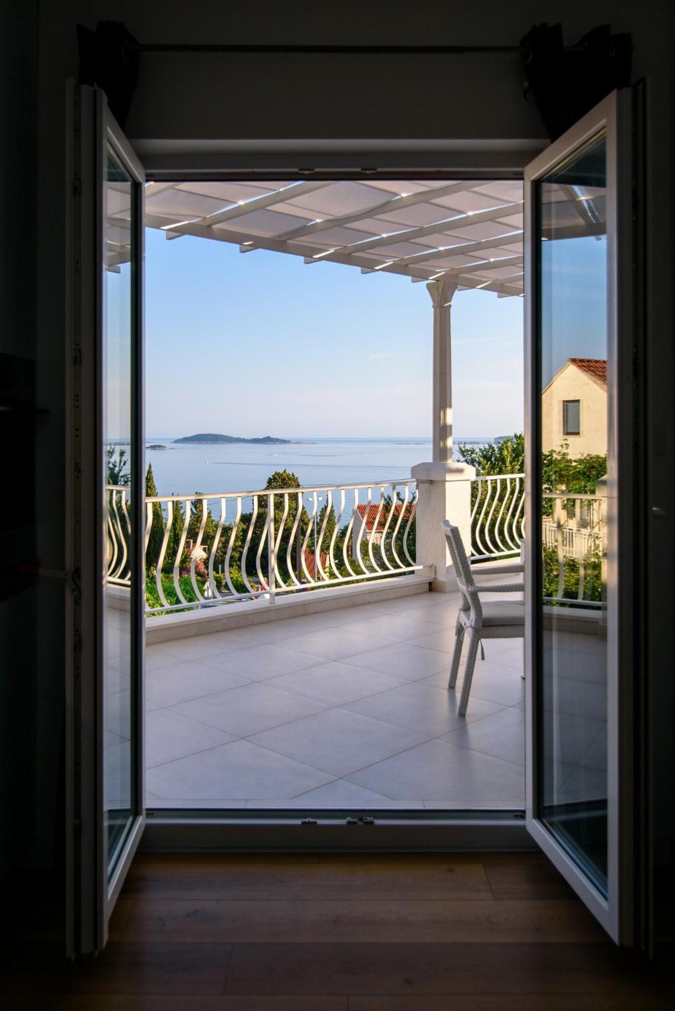Aurora Seaview Apartment Mlini Bagian luar foto
