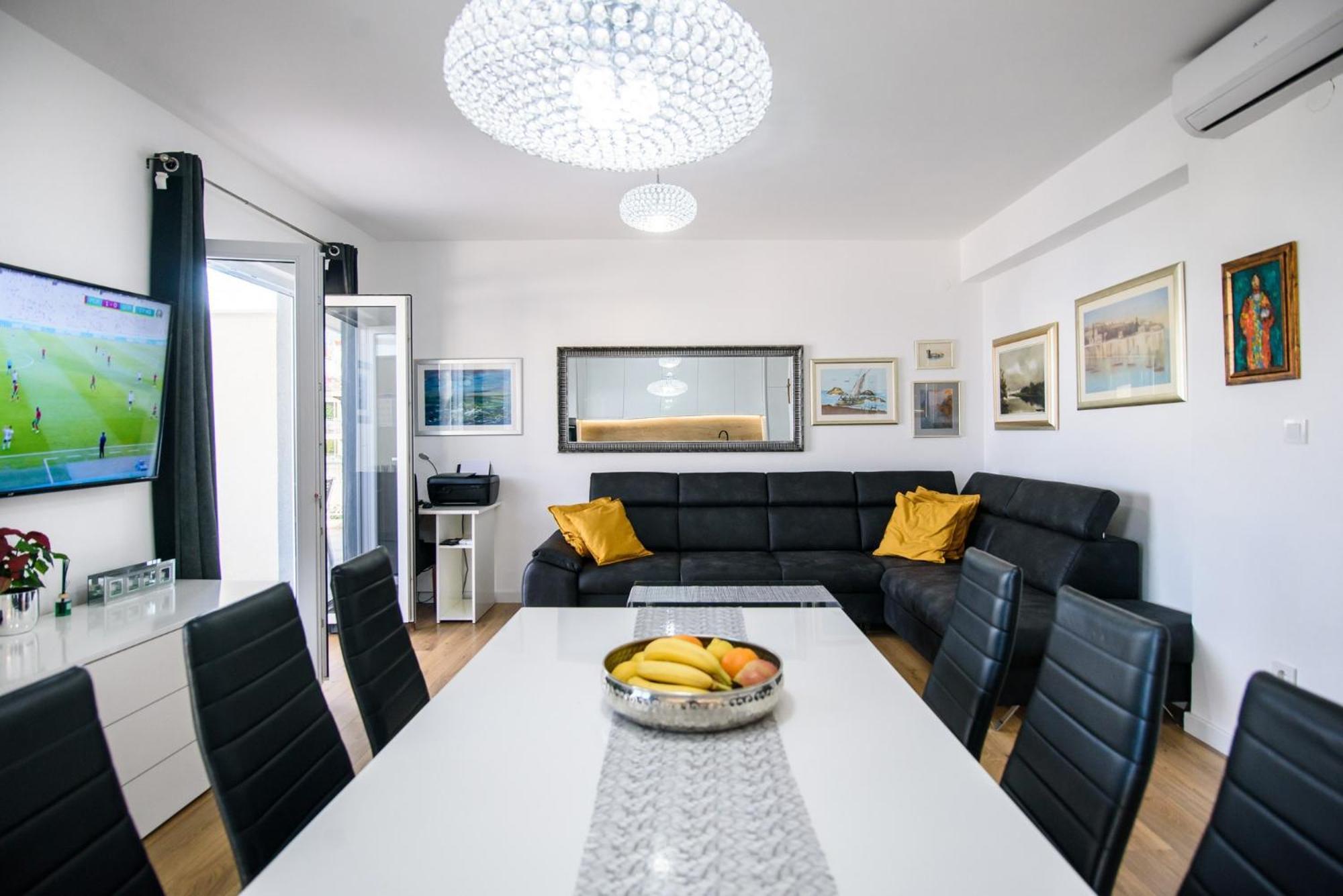 Aurora Seaview Apartment Mlini Bagian luar foto